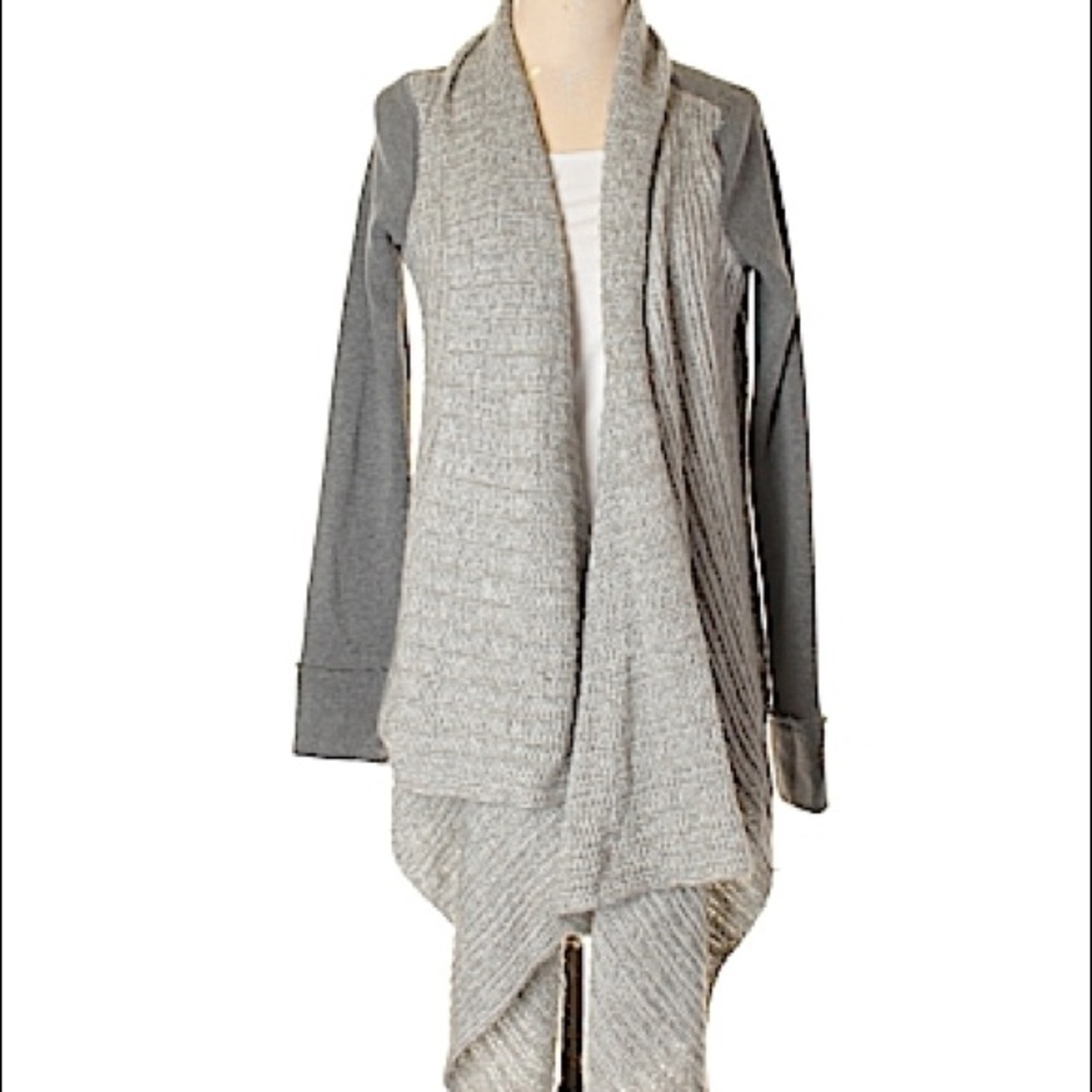 Anthropologie || Saturday Sunday Asymmetrical Cardigan